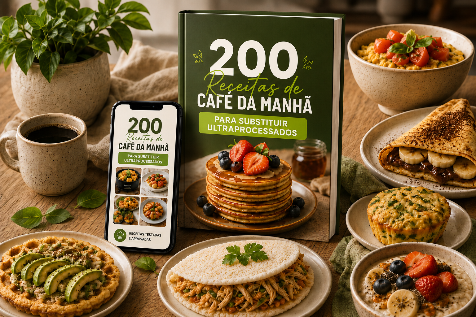 Mockup 200 Cafés da Manhã